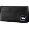 Denver Broncos Deluxe Leather Checkbook Cover